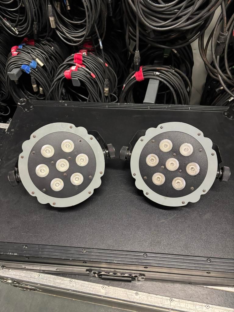 Showtec Compact 7 tri led par, Ophalen, Gebruikt, Licht