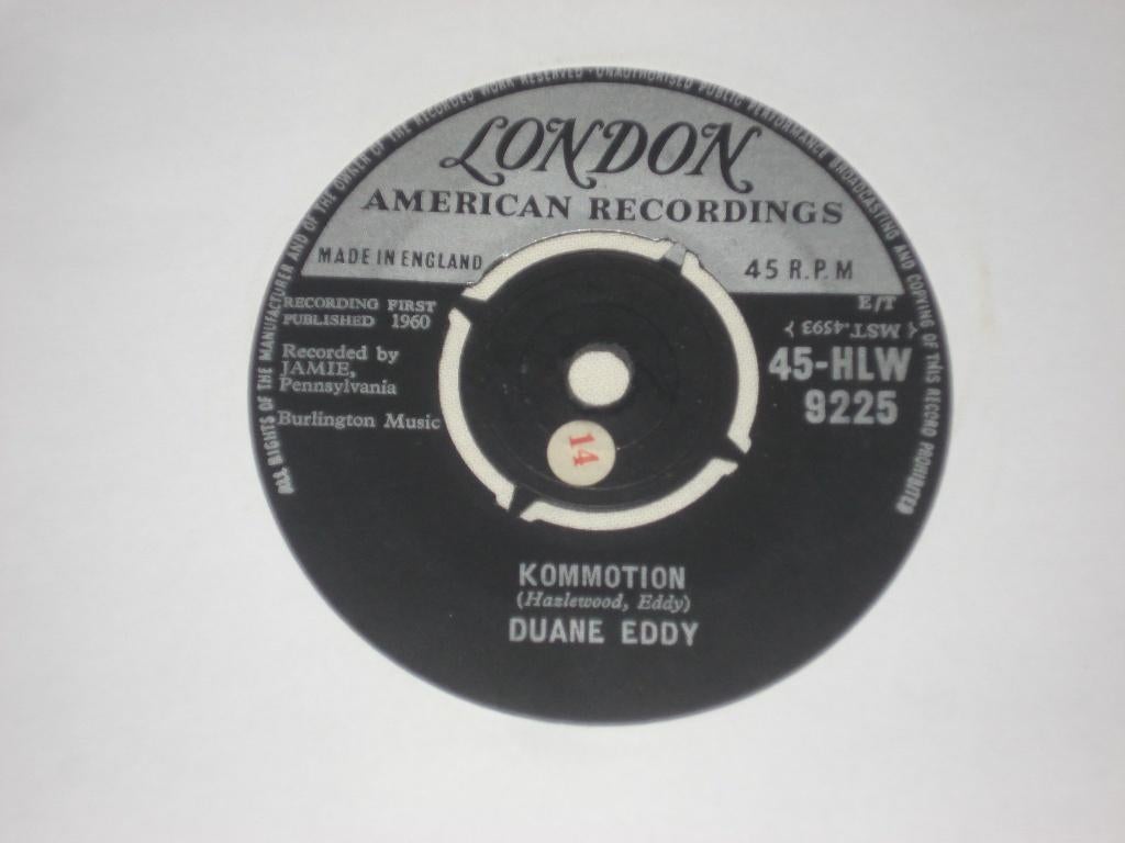 Duane Eddy   Kommotion      Orgineel, Originele persing, Ophalen of Verzenden, Zo goed als nieuw, Pop
