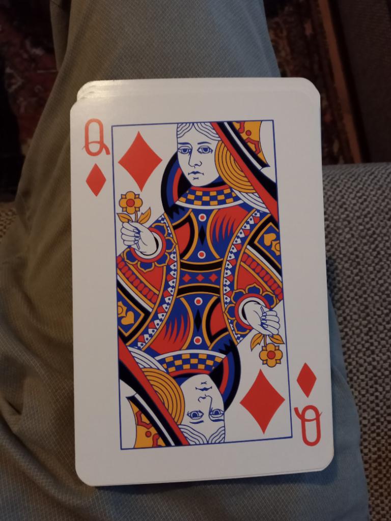 Mega grote speelkaarten, Drie of vier spelers, Ophalen of Verzenden, Zo goed als nieuw, Knightsbridge