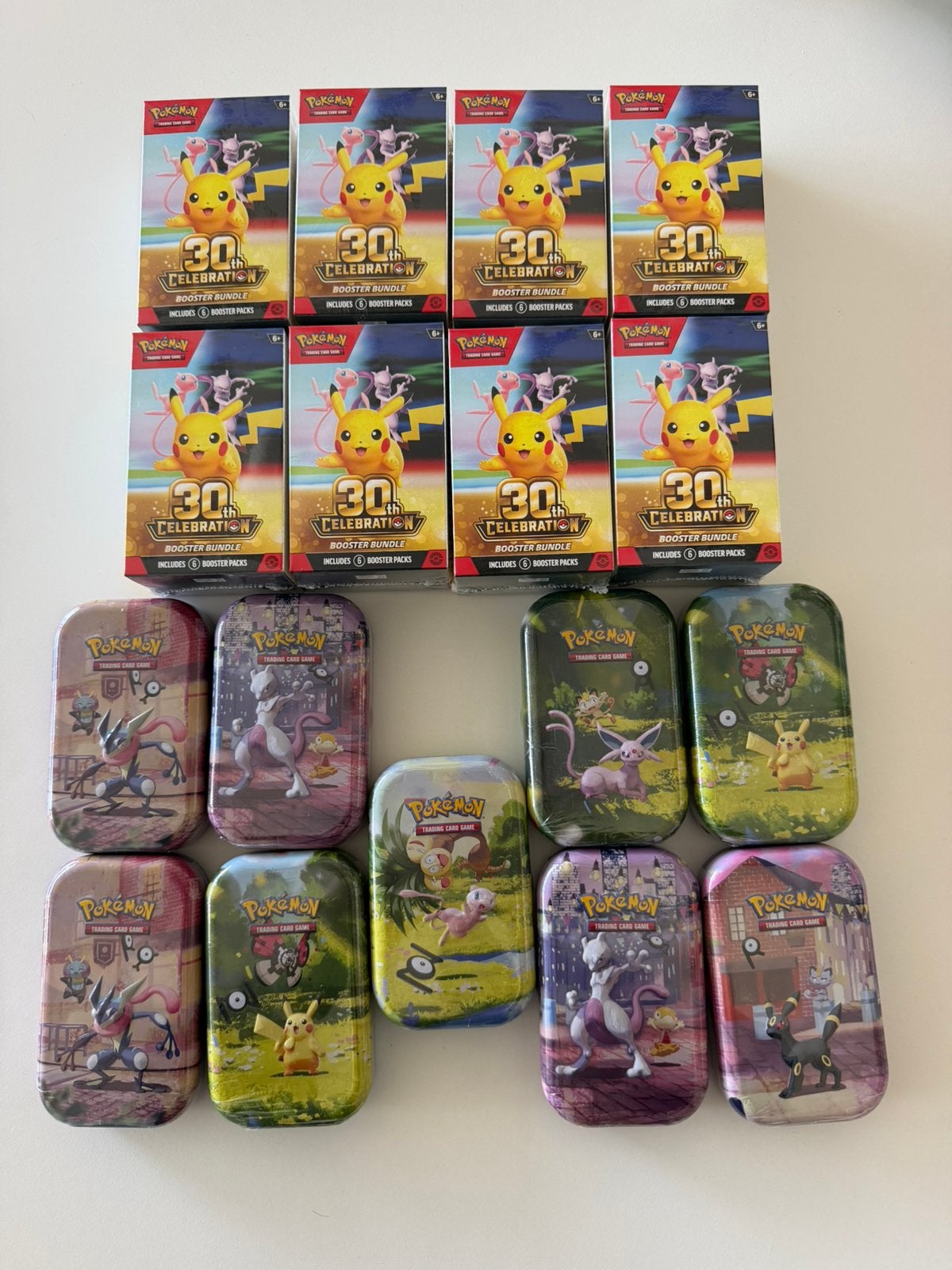Pokemon 30th Celebration - booster bundles & tins