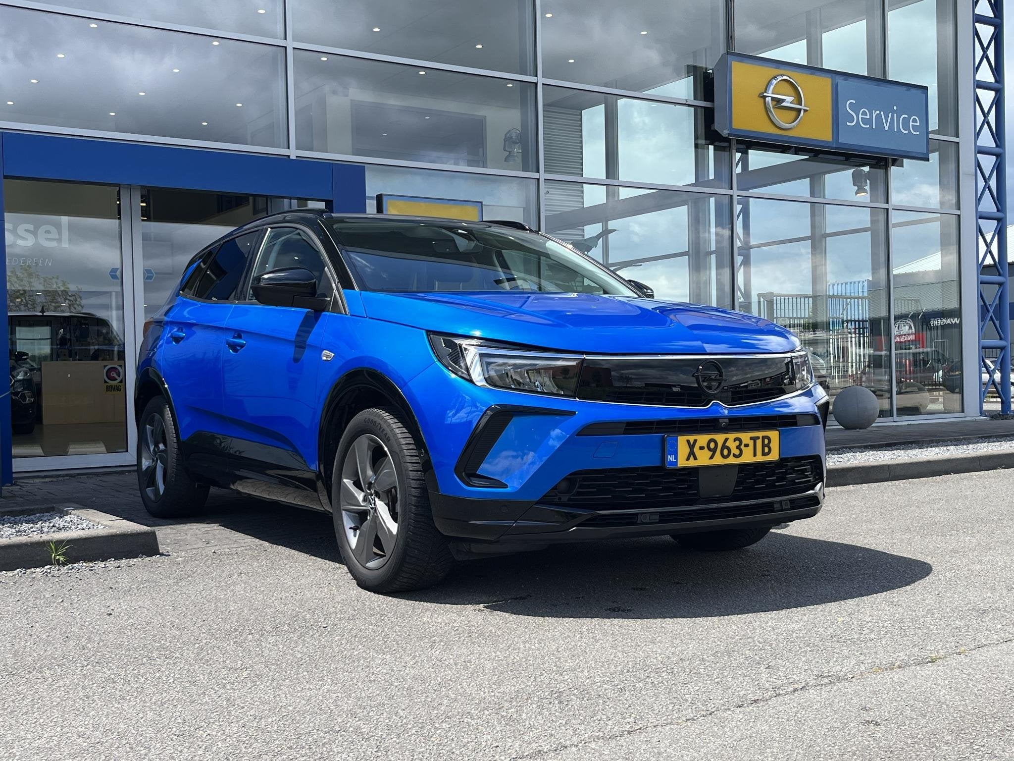 Opel Grandland 1.6 Turbo Plug-In Hybrid GS | Climate Control, Auto's, Opel, 12 maanden, Euro 6, 4 cilinders, Blauw