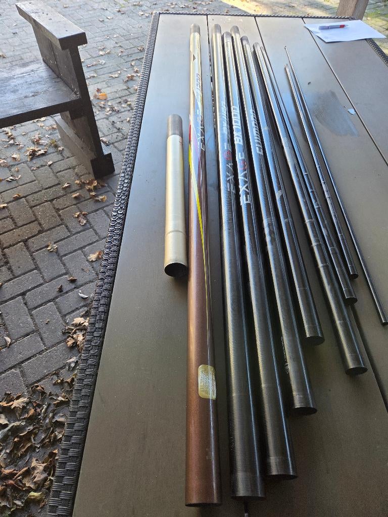 shimano exage bx 13 meter, Ophalen of Verzenden, Gebruikt, Vaste hengel