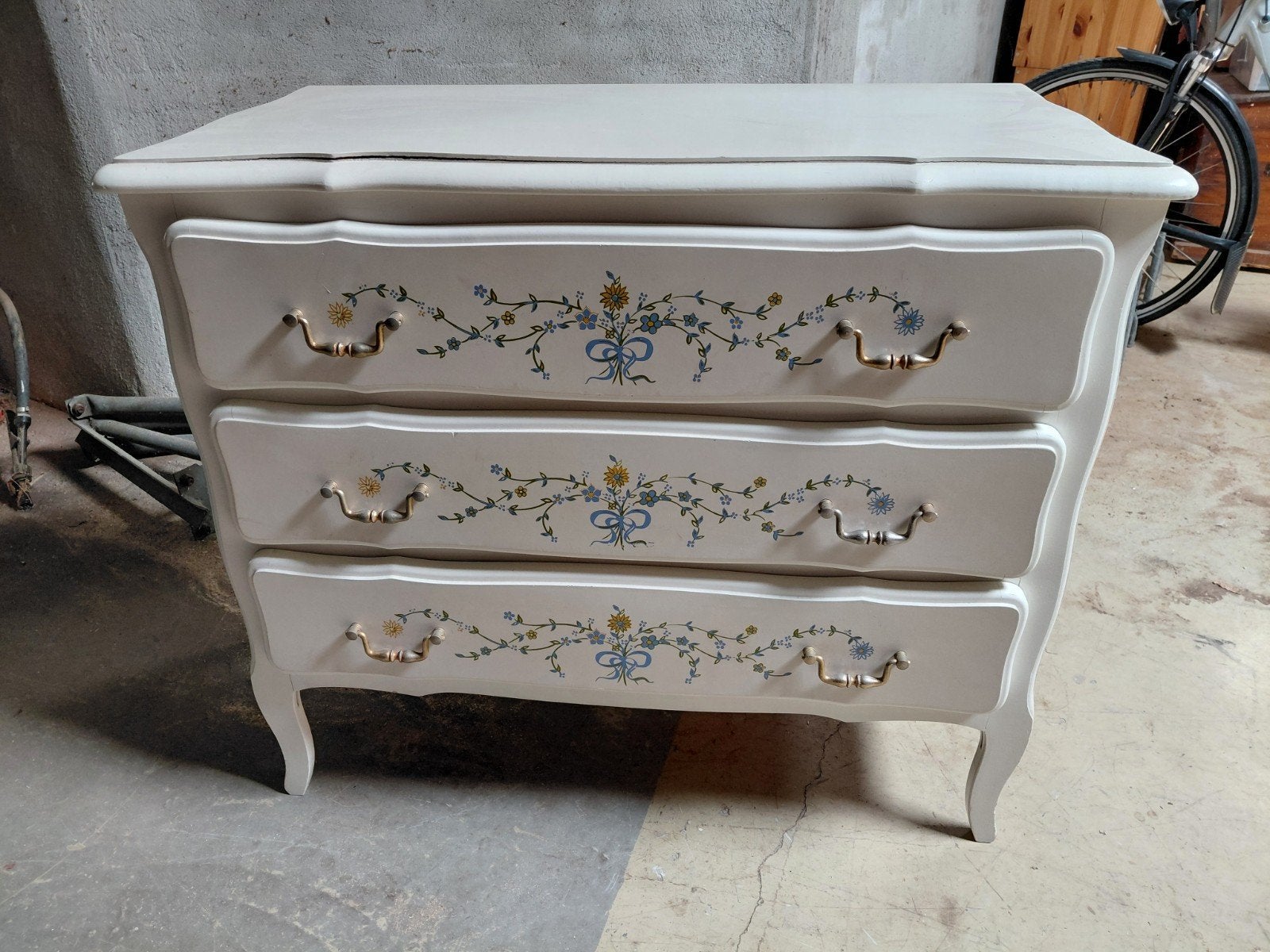 vintage ladekast, nette staat, Ophalen, 50 tot 100 cm, Zo goed als nieuw, 3 of 4 laden