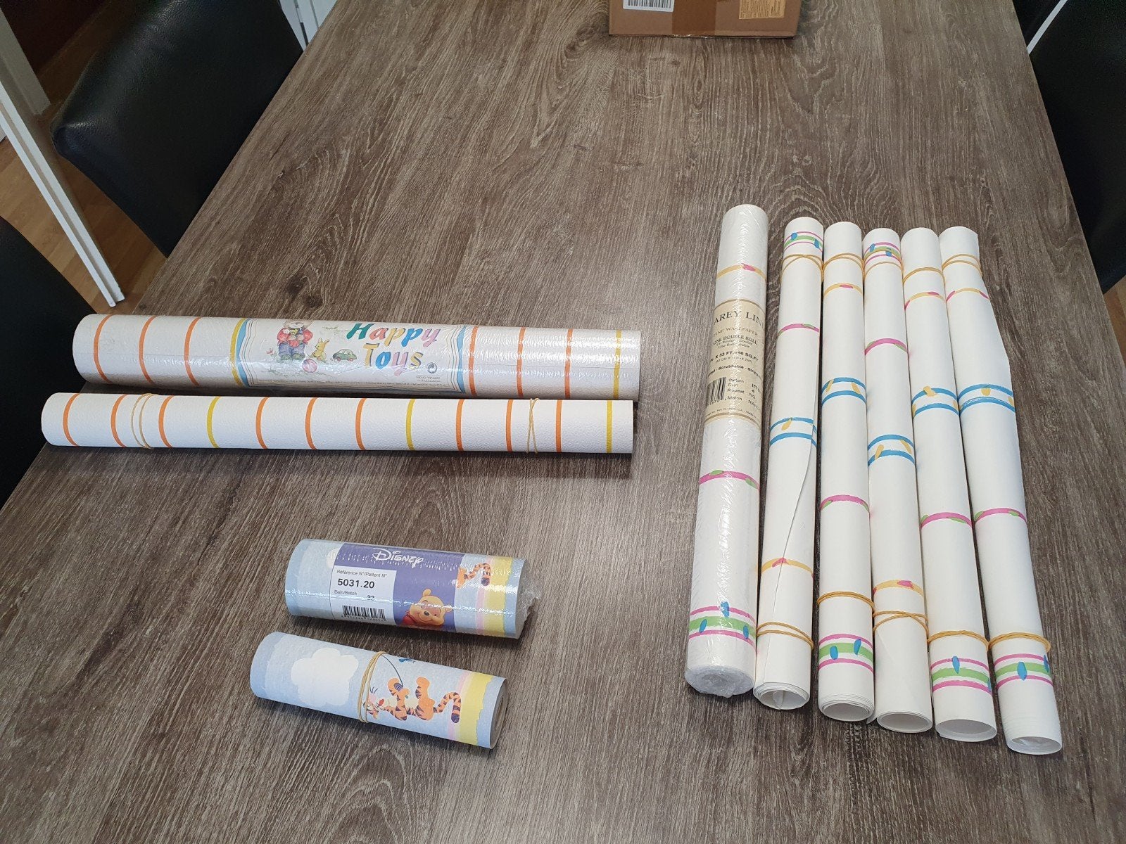 Diverse rollen kinderkamerbehang, Huis en Inrichting, Stoffering | Behang, Papierbehang, Wit, Meerkleurig, 10 tot 25 m², Overige merken