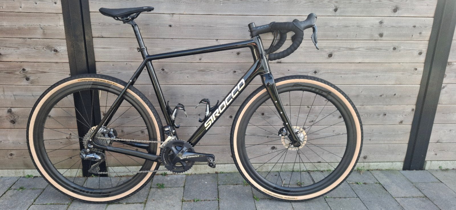 Carbon Gravelbike Sirocco, Ultegra Di2, FFW Tyro Wielen, Fietsen en Brommers, Overige merken, 28 inch, Gebruikt, Carbon