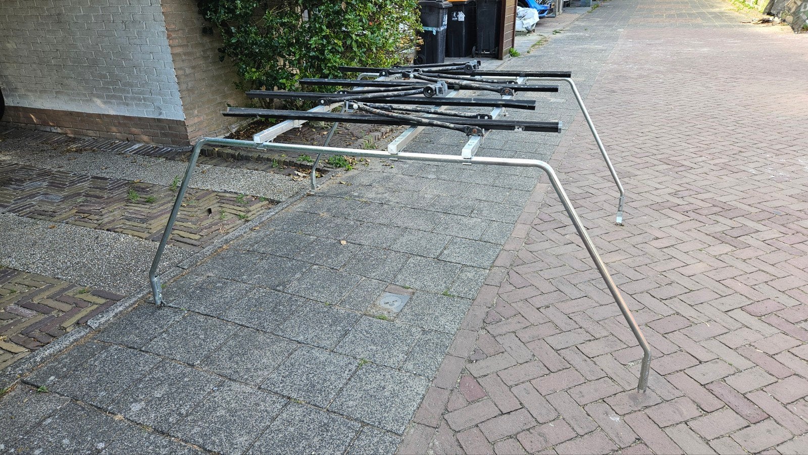 Jamet imperiaal met 4 Fietsendragers, Ophalen