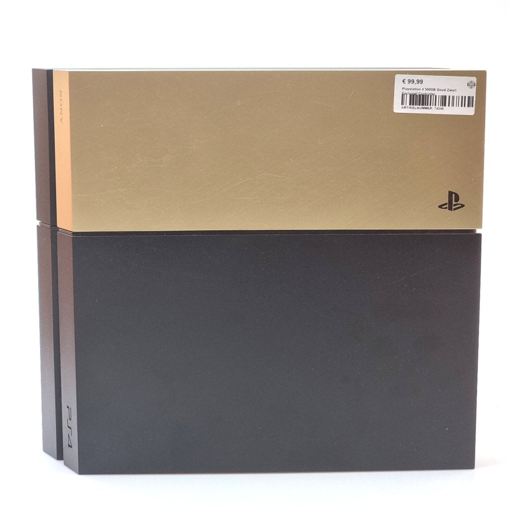 Playstation 4 500GB Goud Zwart | Exclusief Controller, Sony, Zo goed als nieuw, Support@sony.com, 1-7-1 Konan, Minato-ku
Tokyo 108-0075
Japan