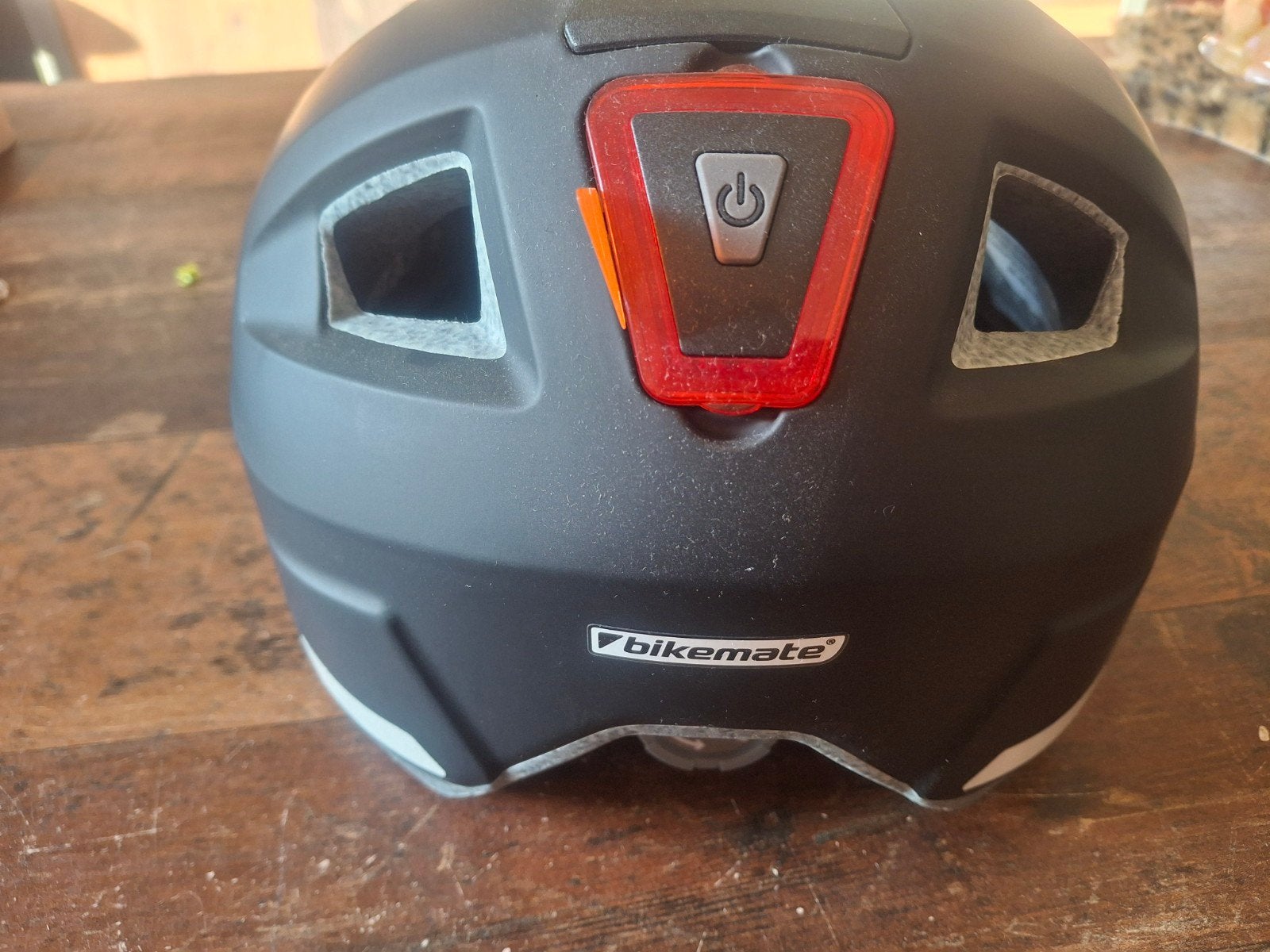 Fietshelm met LED-achterlicht - BIKEMATE, Fietsen en Brommers, BIKEMATE, Nieuw, Ophalen of Verzenden, XL