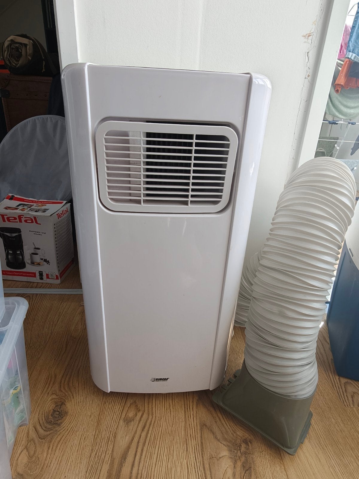 Eurom PAC 9 Mobiele Airco - Gebruikt, werkt uitstekend, Witgoed en Apparatuur, Ophalen, Gebruikt, Minder dan 60 m³, 3 snelheden of meer