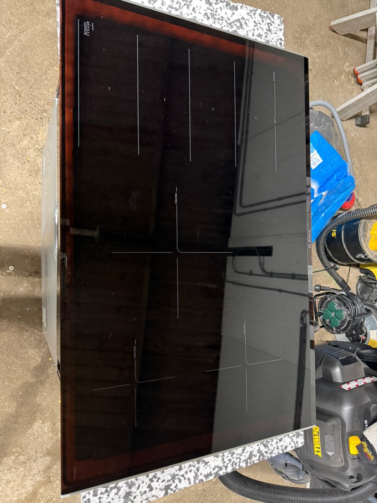 Bosch PXV875DC1E inductiekookplaat, Ophalen, 4 kookzones, Zo goed als nieuw, Inbouw