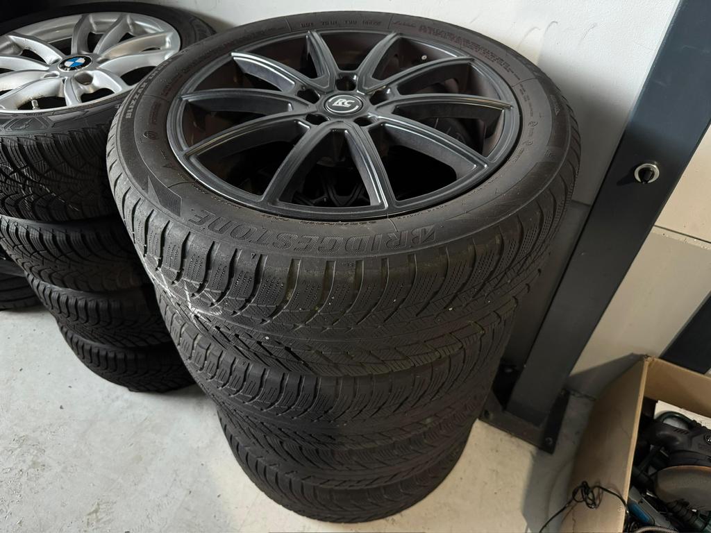 Bmw x2 orgineel bmw velg plus banden set met druk sensoren, Ophalen, BMW
