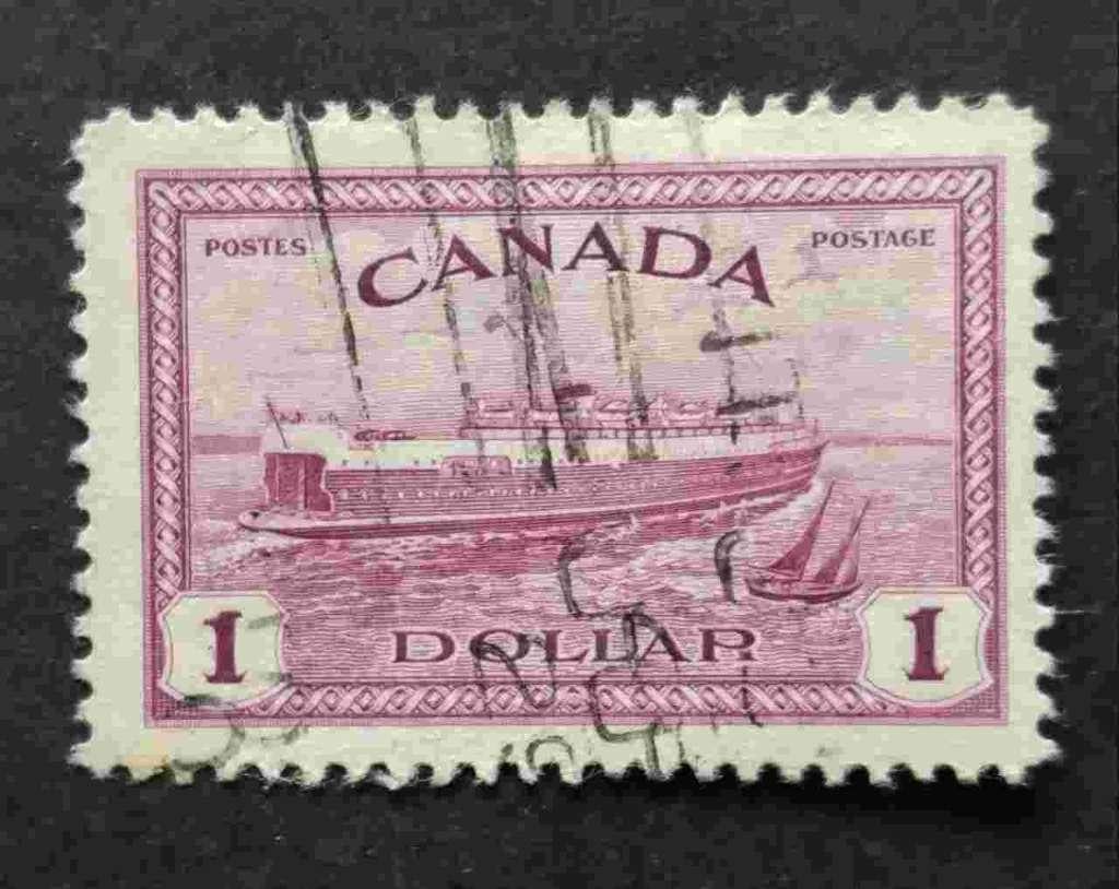 Canada nr. 224, Verzenden, Gestempeld, Noord-Amerika