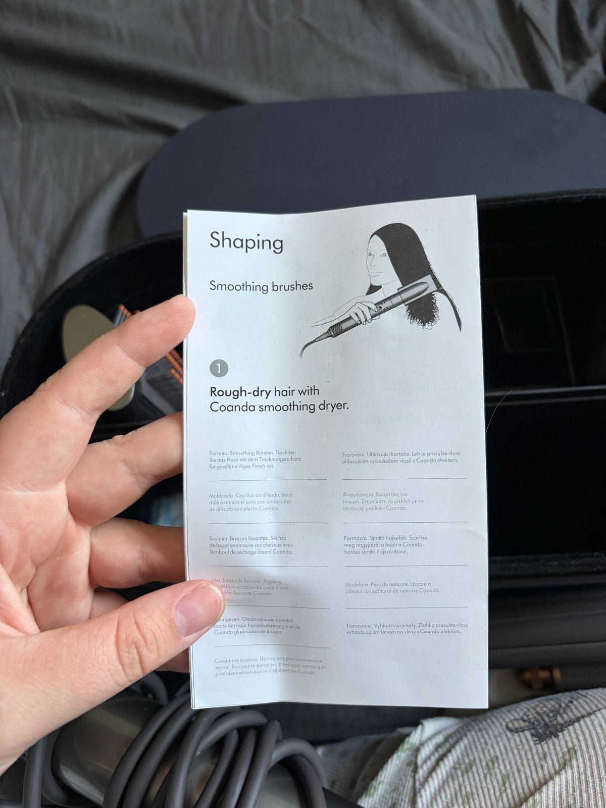 Dyson Airwrap compleet met verschillende opzetstukken, Ophalen of Verzenden, Zo goed als nieuw, Krultang of Stijltang