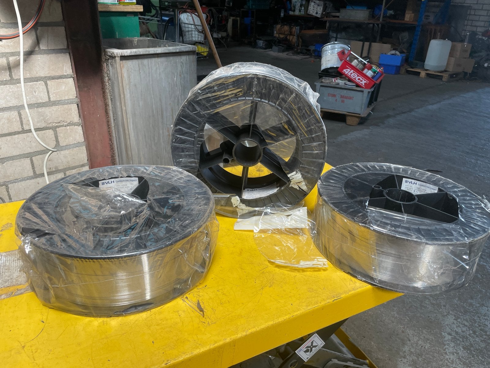 Nog 1 rol aluminium alulasdraad 0,8 mm, Doe-het-zelf en Verbouw, Gereedschap | Lasapparaten, Ophalen, Nieuw, 250 ampère of meer