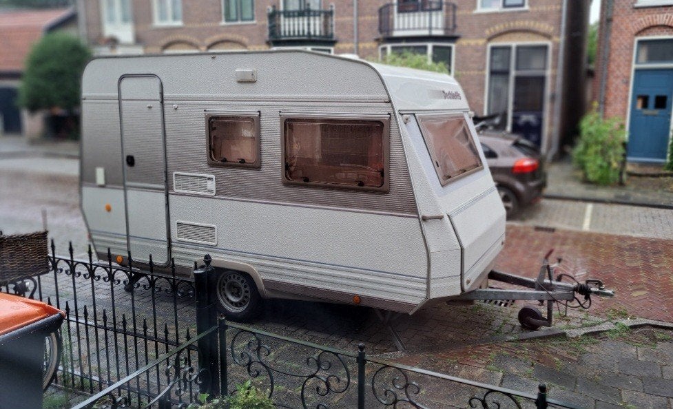 Compacte Dethleffs Newline 390, Caravans en Kamperen, Ophalen, Tot en met 3