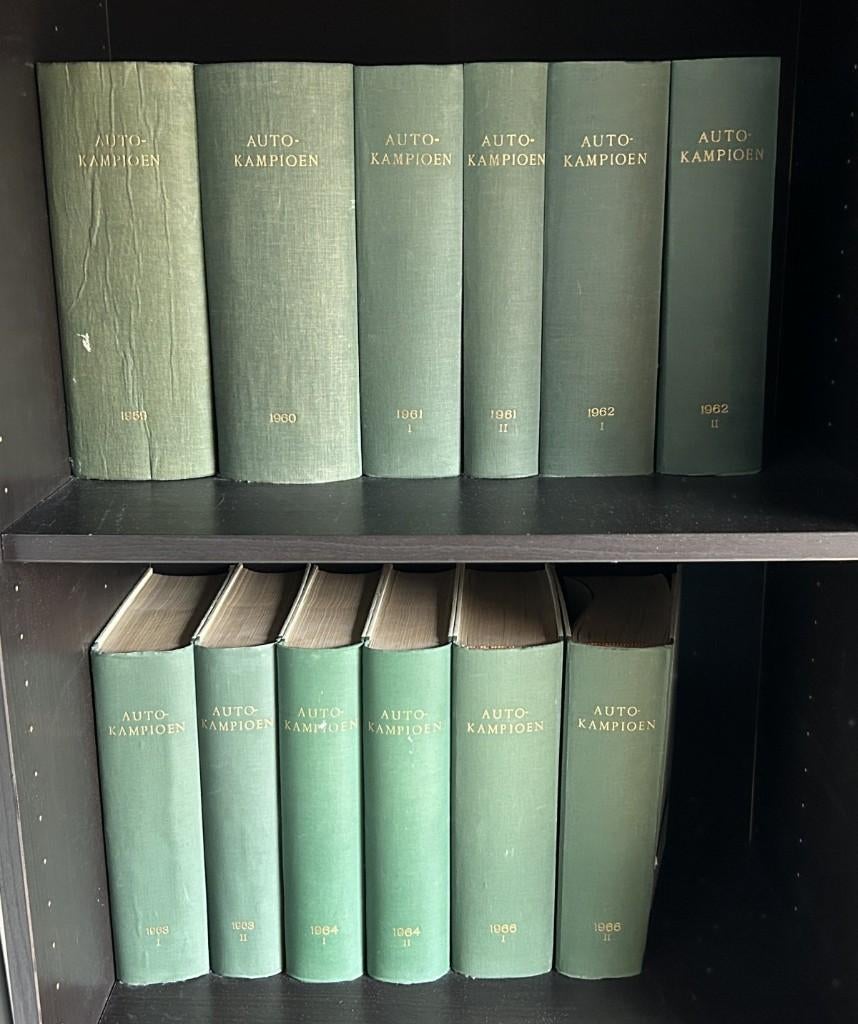 Verzameling ingebonden jaargangen Autokampioen 1959 - 1966, Boeken, Auto's | Folders en Tijdschriften, Ophalen, Gelezen, Algemeen