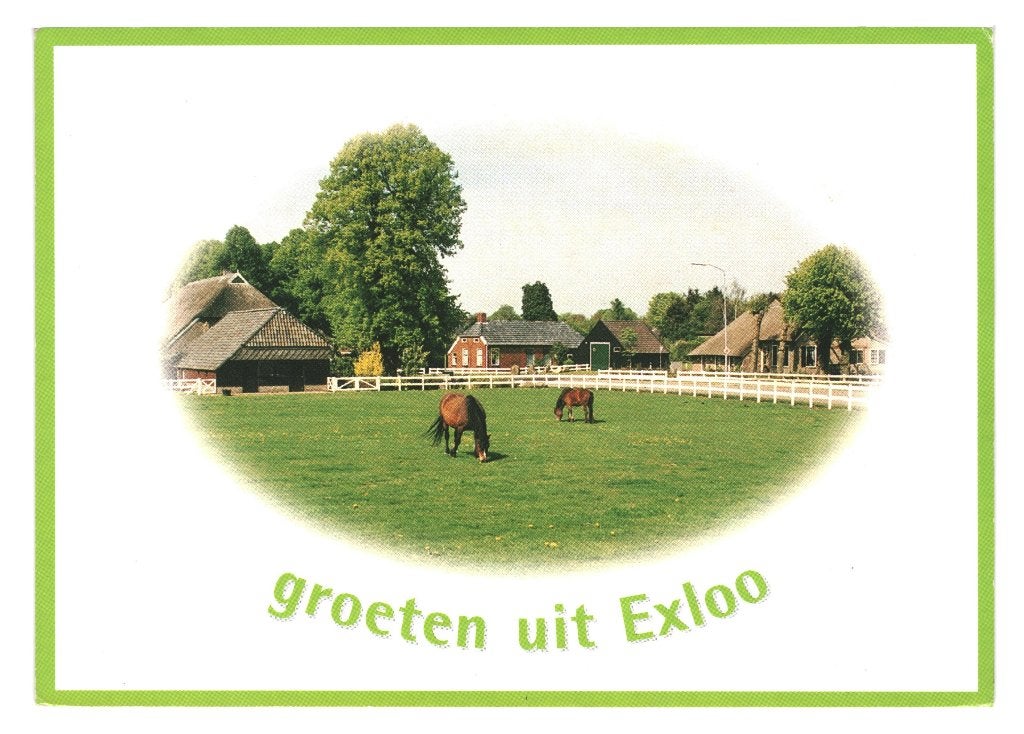 43259 Exloo 0599 Drenthe Geen postzegel en stempel