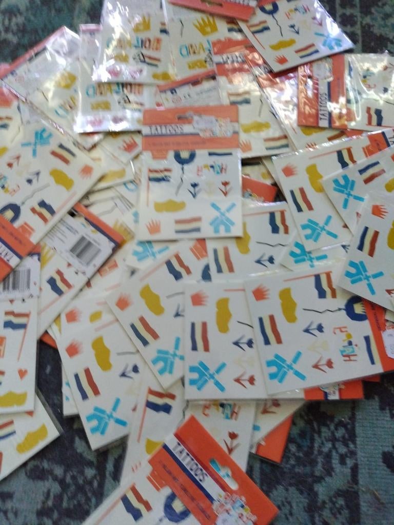 Partijtje Holland  tattoos, Ophalen of Verzenden, Nieuw