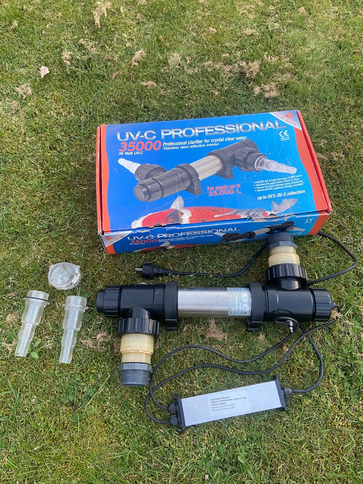 UV-C Professional 35000 Vijverfilter - Helder Water Gegarand, Ophalen of Verzenden, Zo goed als nieuw, Vijverfilter