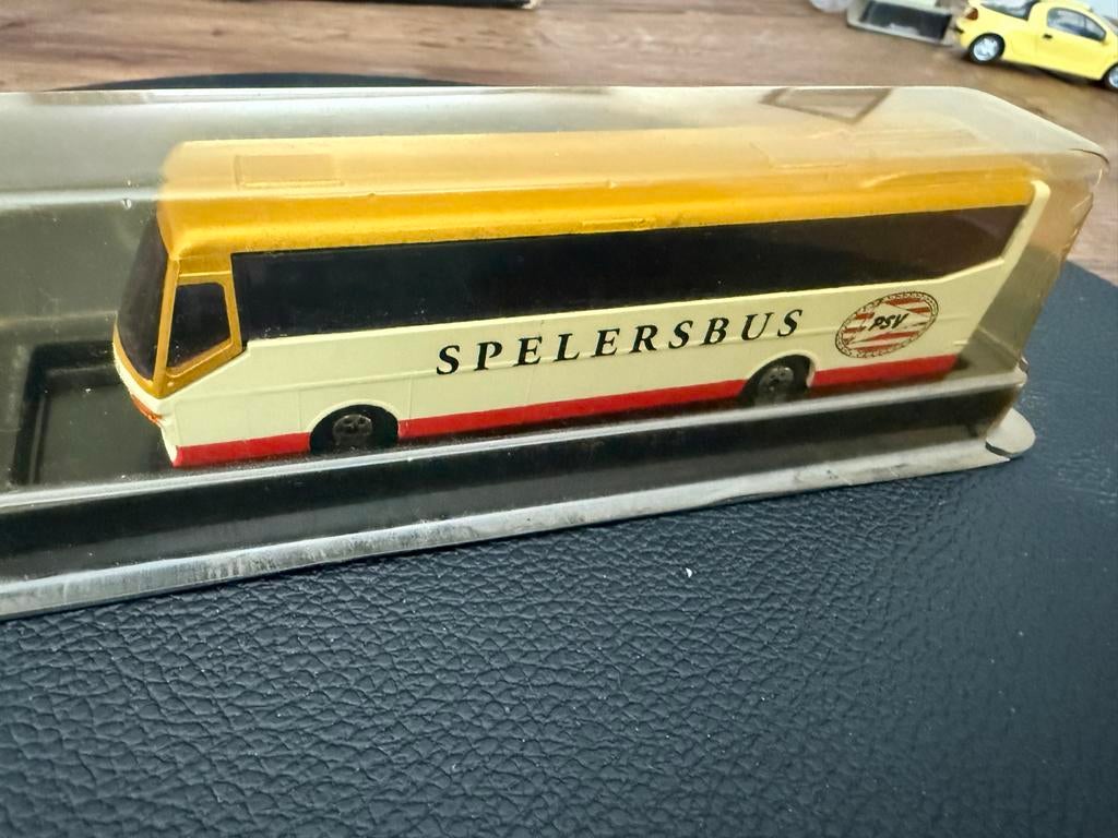 PSV Spelersbus Schaalmodel - Vintage Collectible model, Hobby en Vrije tijd, Overige merken, Gebruikt, 1:50 of kleiner, Overige typen