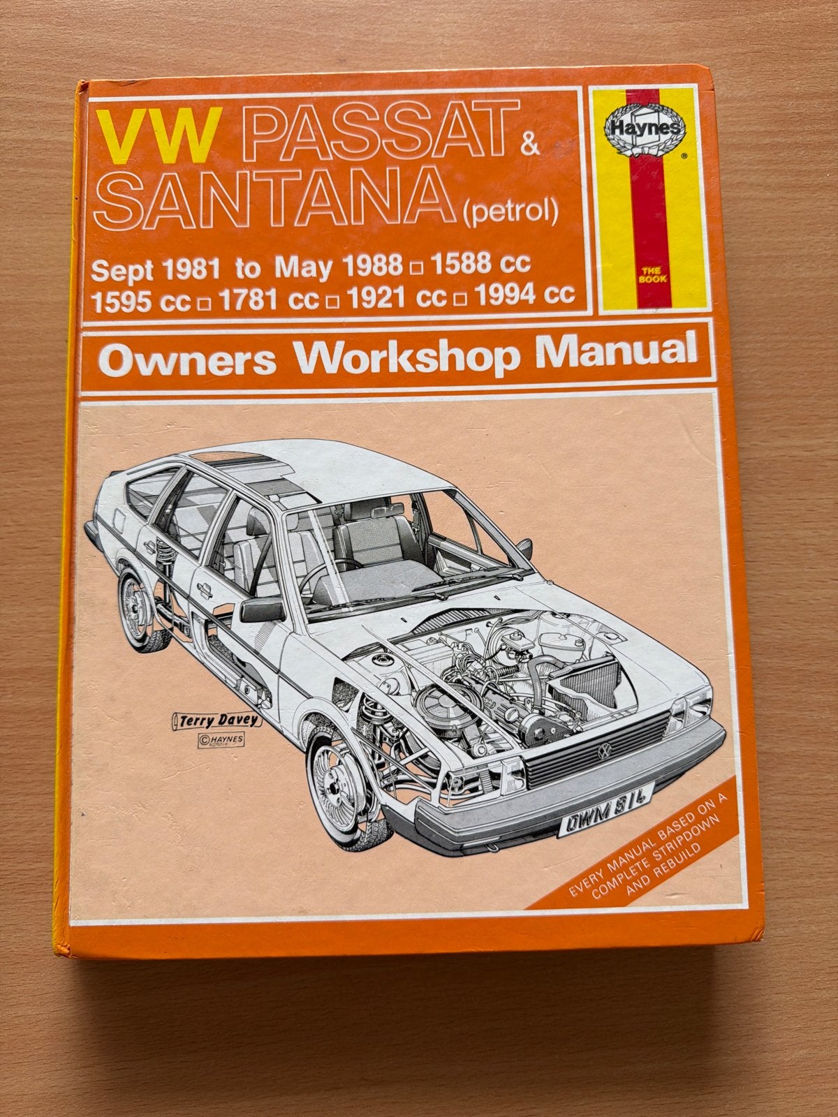 Haynes Werkplaatshandboek VW Passat & Santana (1981-1988), Ophalen of Verzenden, Gelezen, Volkswagen
