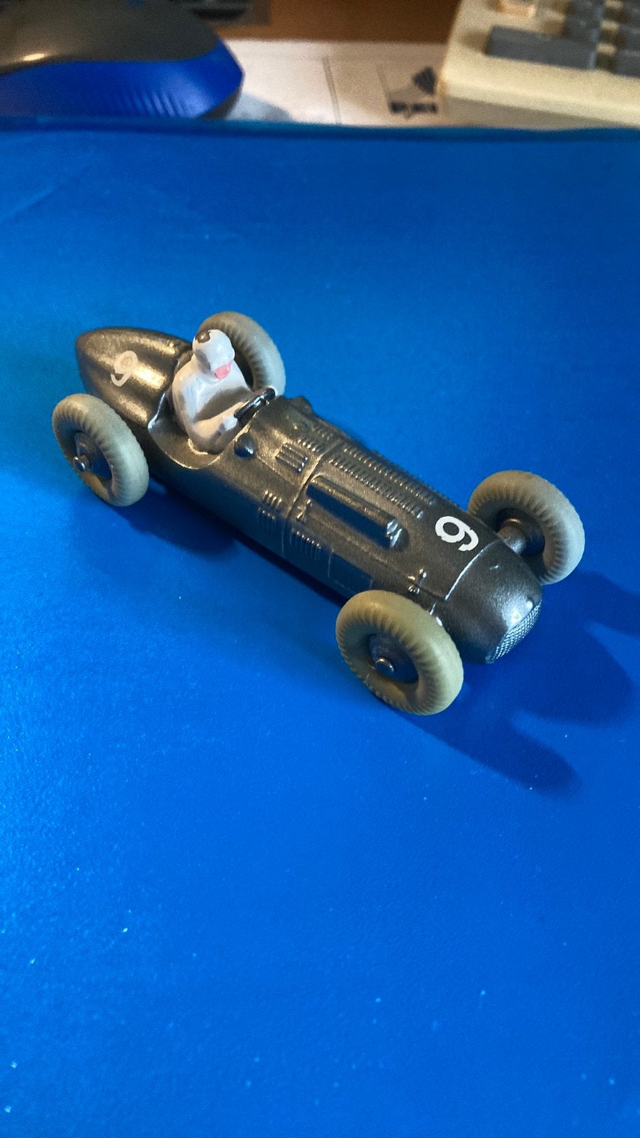 Dinky Toys Talbot Lago receauto no 23K, Ophalen of Verzenden, Zo goed als nieuw, 1:32 tot 1:50