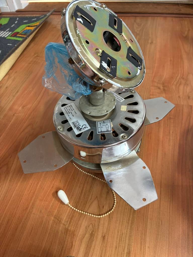 Plafondventilator, Witgoed en Apparatuur, Ventilatoren, Ophalen of Verzenden, Gebruikt, Plafondventilator