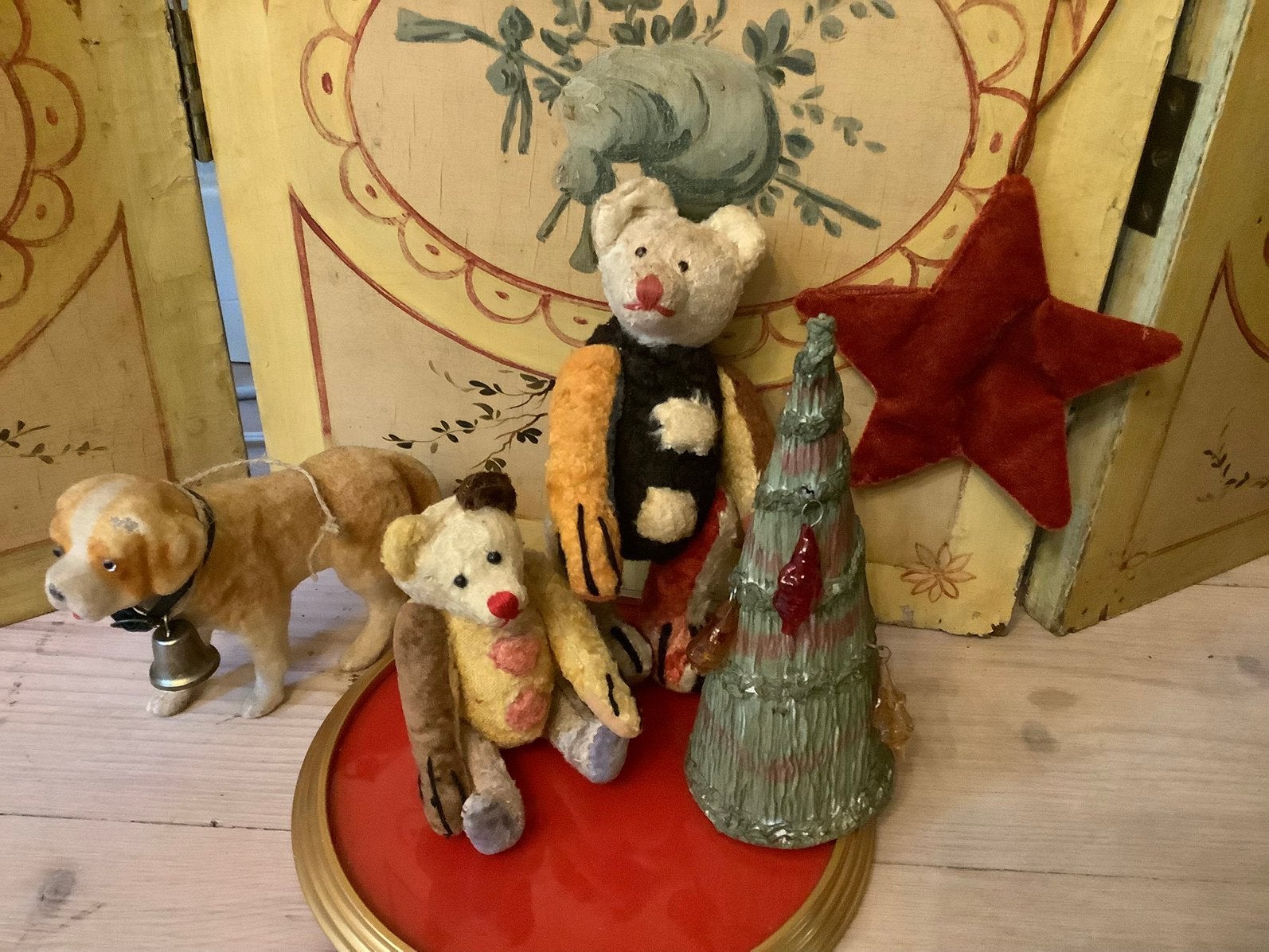 Super leuke antieke beertjes ,  clowns beren, Antiek en Kunst, Antiek | Speelgoed, Ophalen of Verzenden