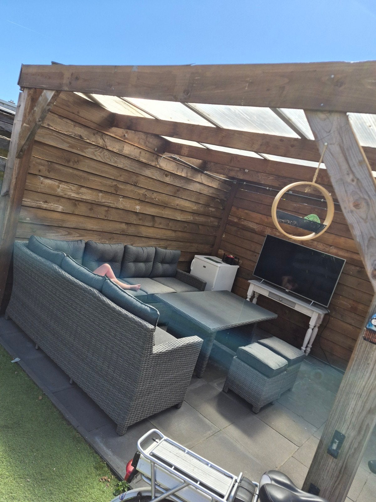 Lounge Dining Set - Wicker Loungeset met Tafel, Tuin en Terras, Ophalen, Bank, Nieuw, Loungeset
