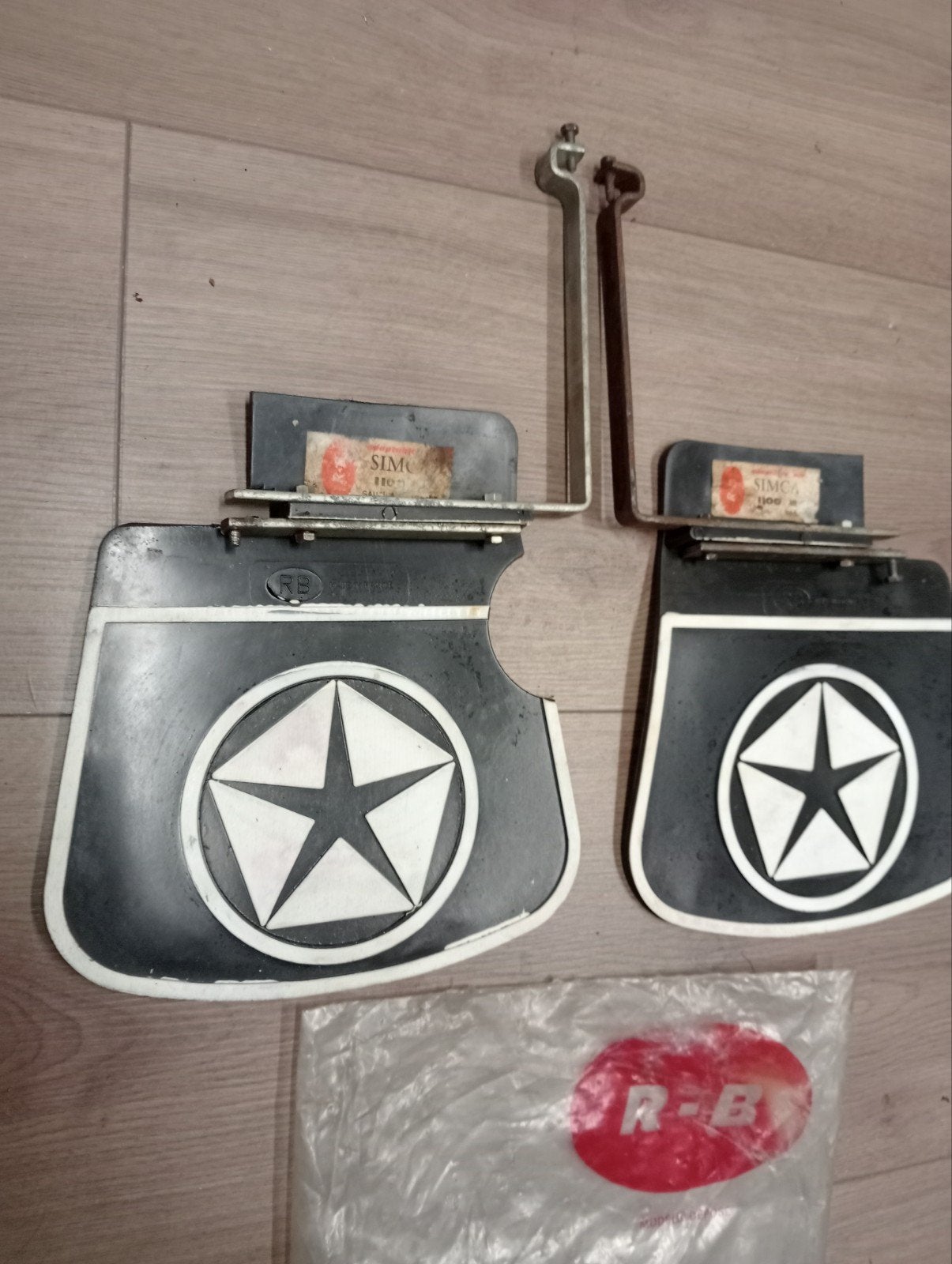 Set spatlappen Simca 1100 oldtimer, Ophalen of Verzenden, Simca, Nb, Nb