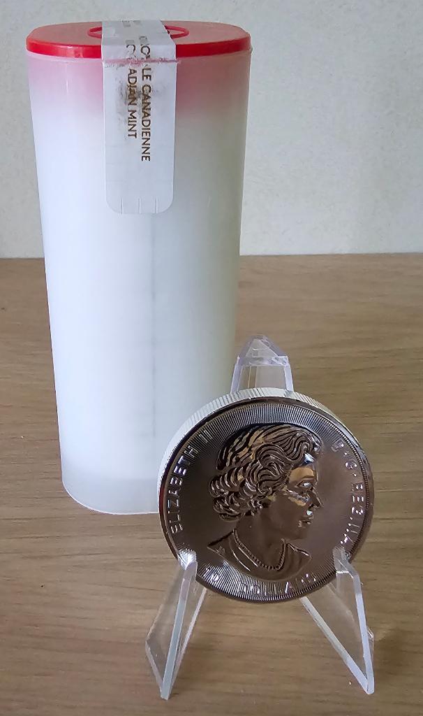 Maple leaf Twin leaf 2 oz .999 zilveren munt, Ophalen of Verzenden, Zilver