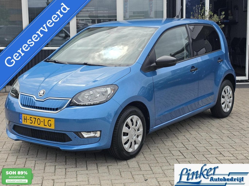 Skoda Citigo e-iV EV Ambition SOH 89% CRUISE/ NL-AUTO/STOELV, Auto's, Skoda, Bedrijf, Te koop, Citigo, ABS, Airbags, Airconditioning