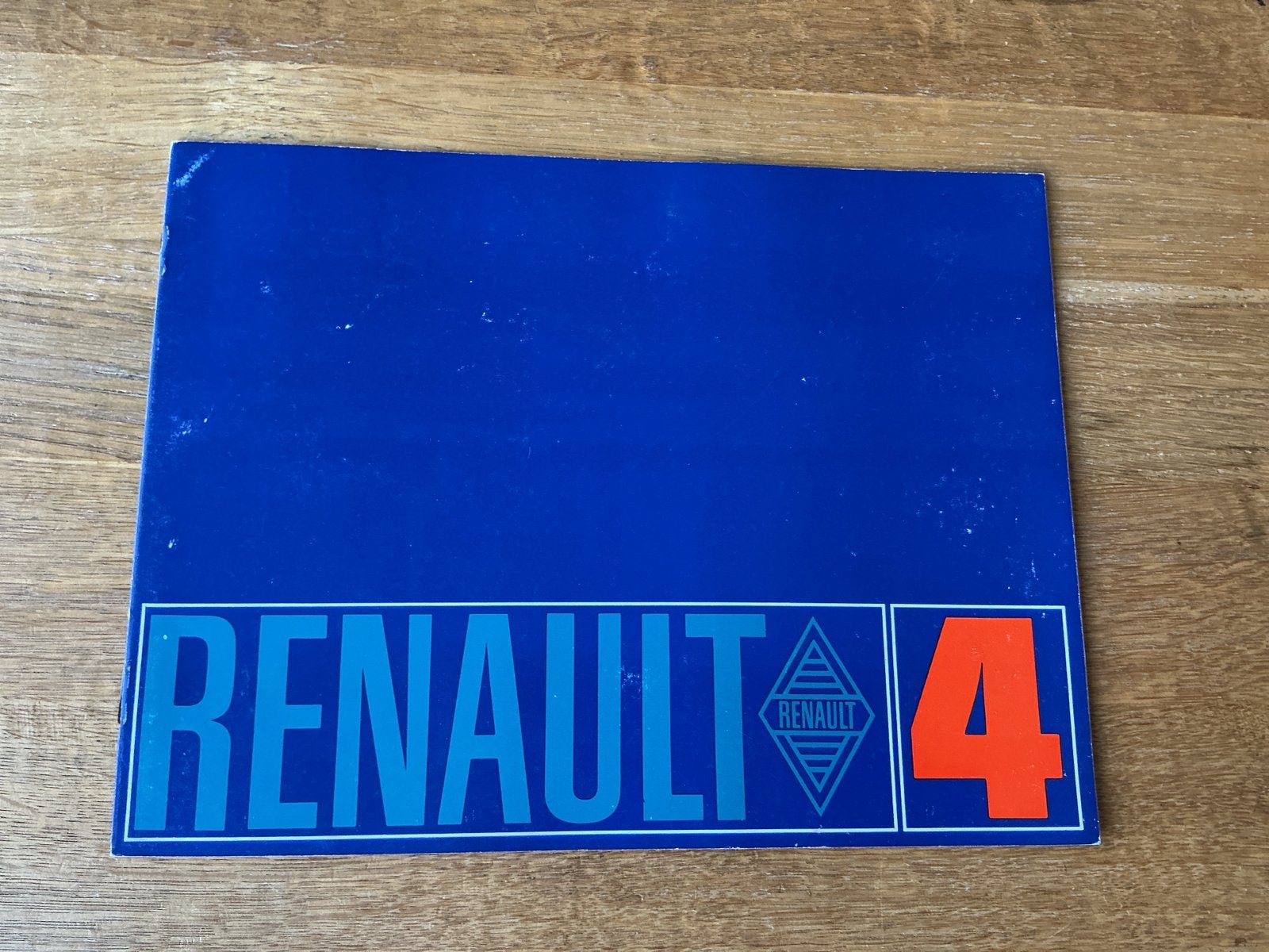 Renault 4 brochure uit 1968 - Zeldzaam!, Ophalen of Verzenden, Zo goed als nieuw, Renault