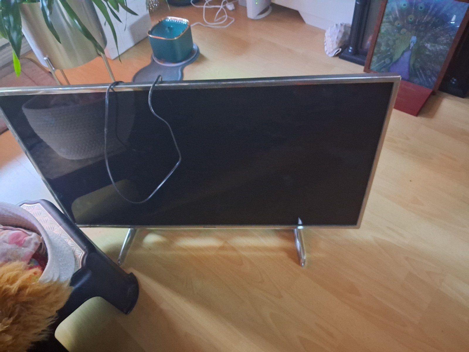 Panasonic Smart LED TV Zilver met Standaard en Accessoires, Ophalen, Panasonic, Smart TV, Gebruikt