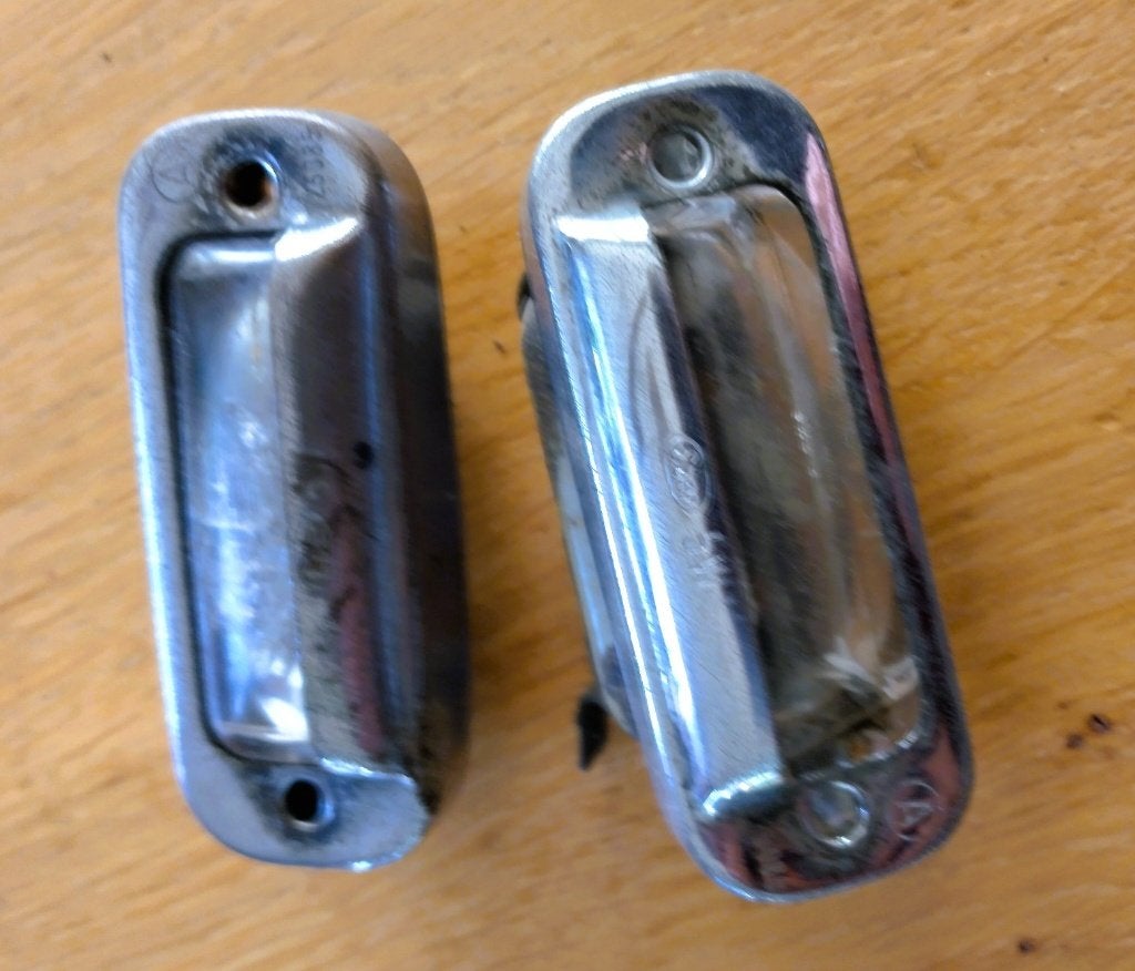 Setje kentekenplaatverlichting BMW 02 serie (E10), Ophalen of Verzenden, BMW