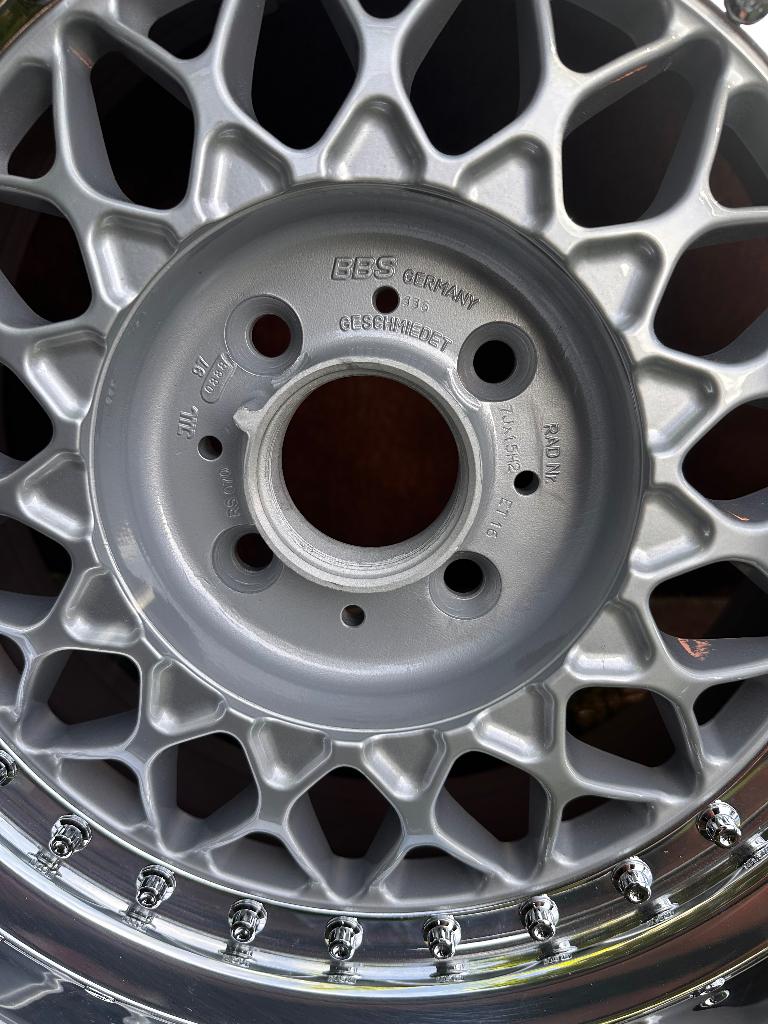 Gerestaureerde BBS RS 070 / 071 15” 4x100 wielset, Ophalen, 15 inch, Banden en Velgen, 205 mm