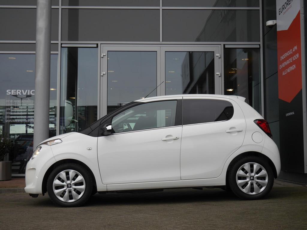 Citroen C1 1.0 VTi Feel | Airco | Getint glas | Snelheidsbeg, Auto's, Citroën, Voorwielaandrijving, Stof, Gebruikt, Euro 6