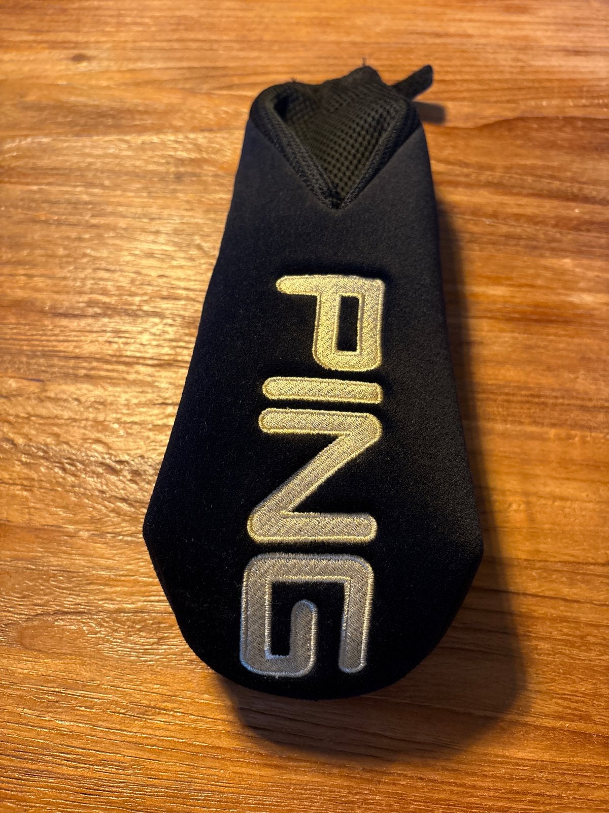 Ping i3 Wood 5 Headcover - Zwart met Gouden Letters, Sport en Fitness, Ophalen of Verzenden, Zo goed als nieuw, Overige typen