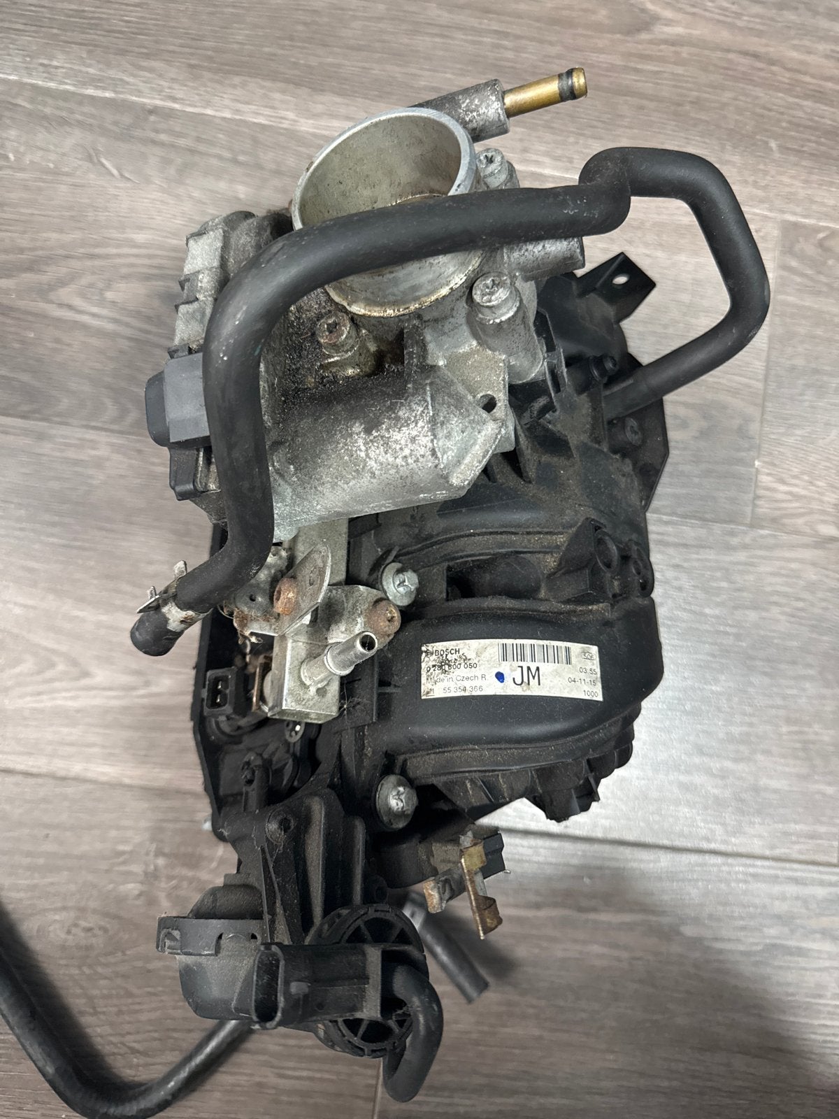 Inlaatspruitstuk met gasklephuis - Gebruikt, Auto-onderdelen, Ophalen of Verzenden, Gebruikt, Universele onderdelen