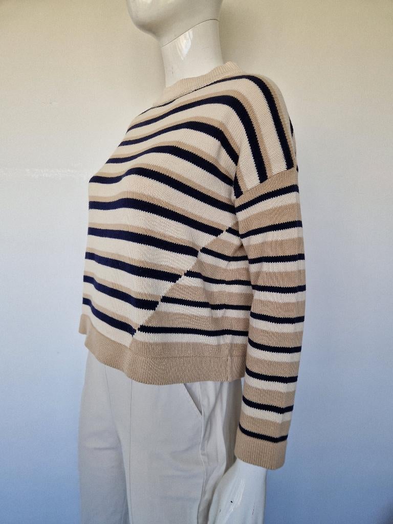 Max Mara Weekend pullover. Maat 38, Gestreept, Maat 38/40 (M), Max Mara Weekend, Nijmegen, Beige