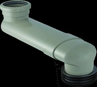 Geberit Afvoerbuis Bocht 90mm - Nieuw in verpakking, Doe-het-zelf en Verbouw, Buizen en Afvoer, Afvoer, Pvc, Nieuw, Ophalen of Verzenden