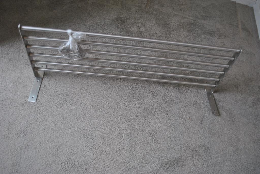 Keukenrek, rvs, 80 bij 27 cm, Ophalen, Metaal, Overige merken, Overige typen