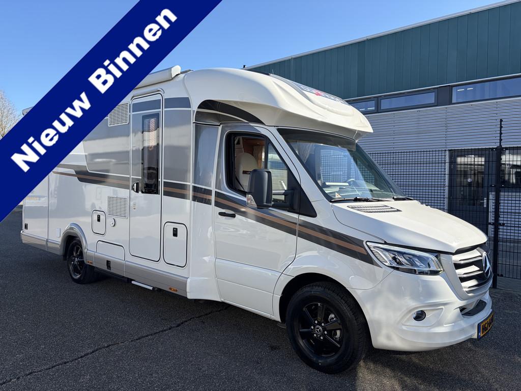 Carthago CHIC C-LINE T 4.9 LE Mercedes Aut 2000km Levelsyste, Caravans en Kamperen, Campers, Automaat, 7 tot 8 meter, Diesel, Carthago