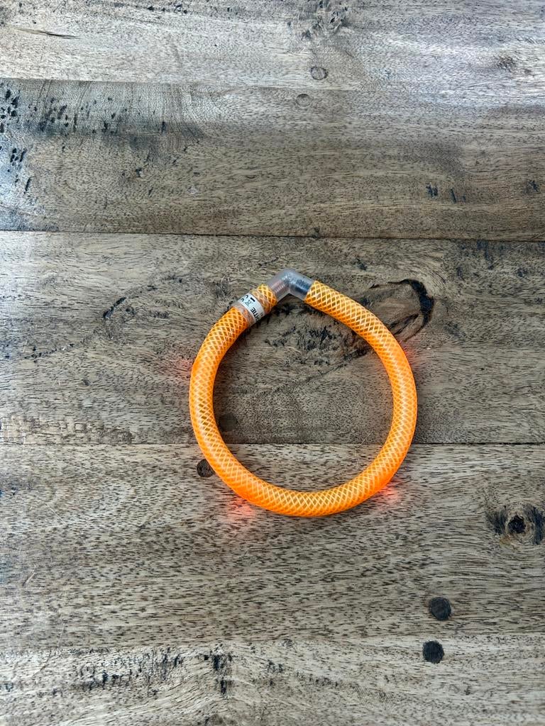 Leuchtie halsband lichtgevend mini oranje, Dieren en Toebehoren, Ophalen of Verzenden, Zo goed als nieuw