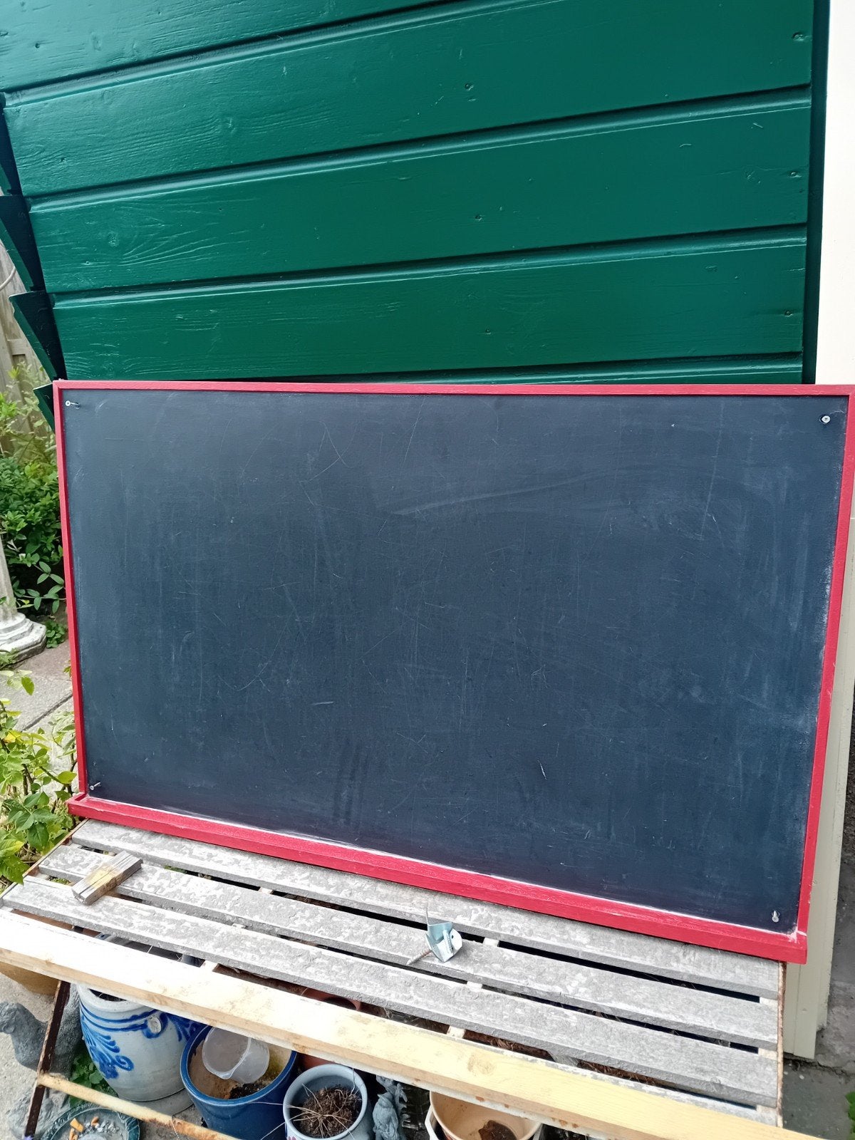 Schoolbord/ krijtbord Ideaal voor buiten, Ophalen, Jongen of Meisje