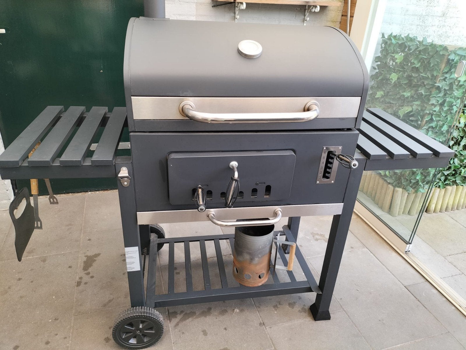 houtskool bbq merk Nice Cooker, Ophalen, Zo goed als nieuw, Nice Cooker