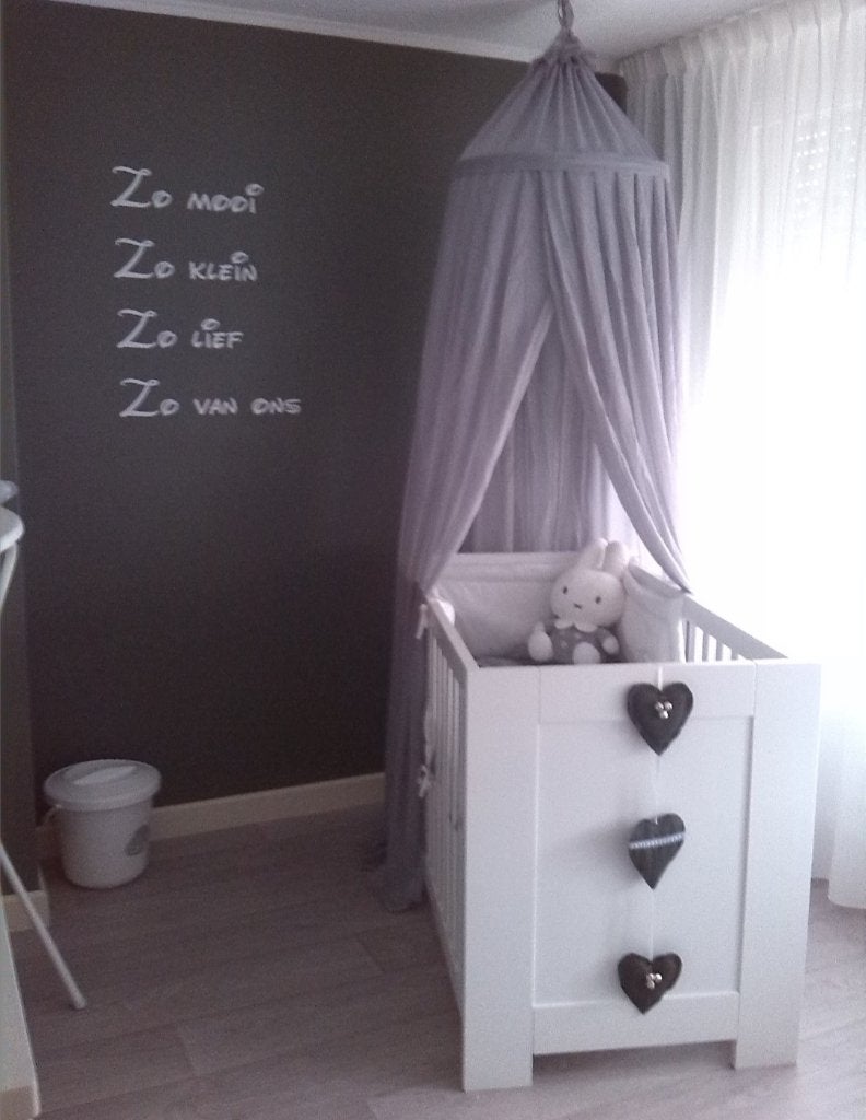 Babykamer (ledikant, kast, commode, wandplank), Ophalen, Gebruikt, Jongetje of Meisje