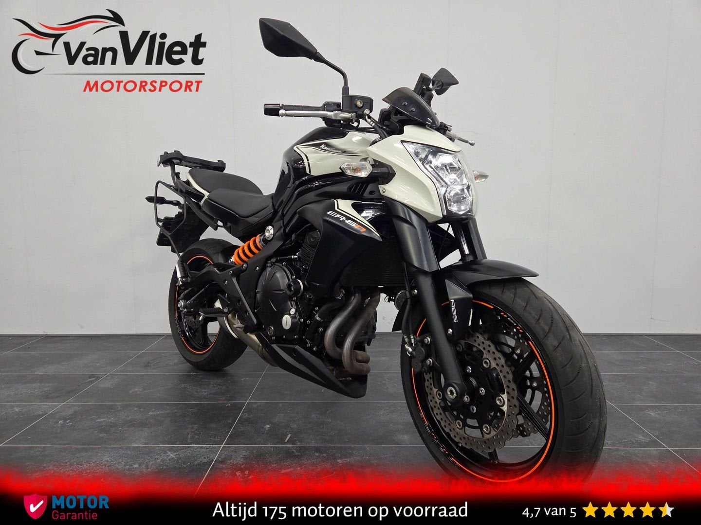 Nieuw Binnen.! Mooie Kawasaki ER6N bj 2016 ER 6 N, Motoren, 2 cilinders, 649 cc, Bedrijf, Onbekend