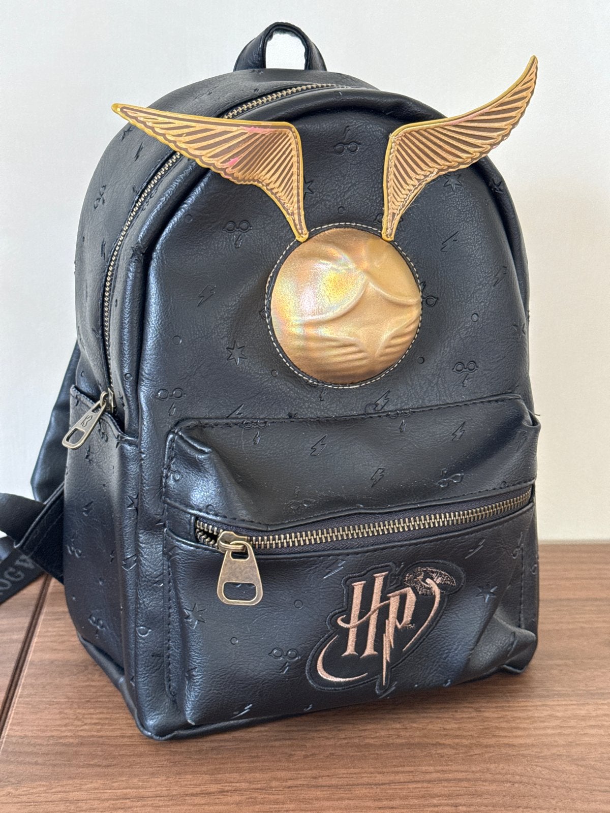 Harry Potter Gouden Snaai Rugzak - Zo goed als nieuw, Overige merken, Minder dan 30 cm, Ophalen of Verzenden, Minder dan 25 cm