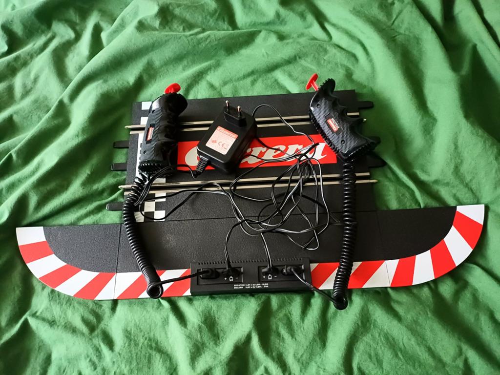 Carrera Evolution Startset met Controllers en Adapter, Ophalen of Verzenden, Zo goed als nieuw, Elektrisch, Carrera